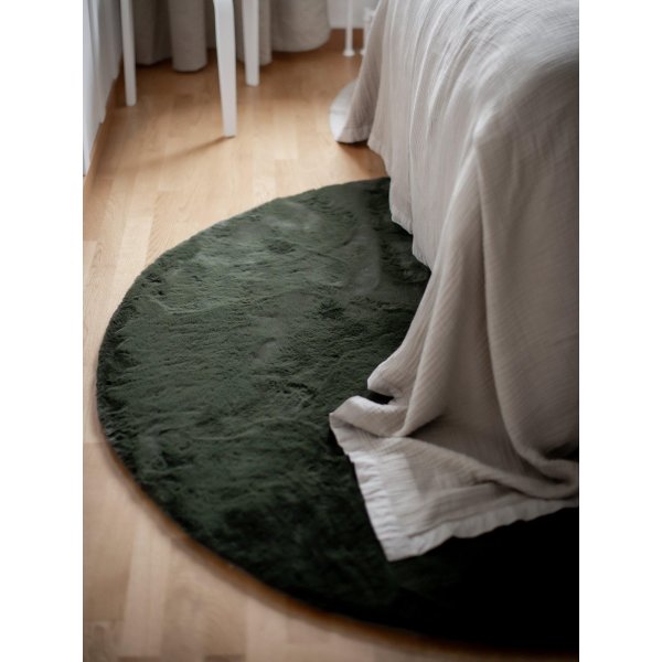 Ninha-Teppich Ø160 cm - Mittelgrün Ninha-Teppich Ø160 cm - Mittelgrün