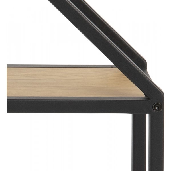 Seaford Wandregal 77 cm - Eiche/schwarz