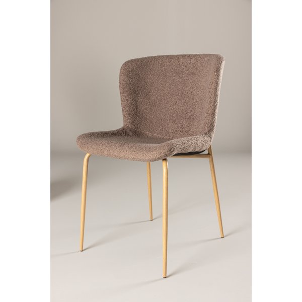 Modesto Esszimmerstuhl - Braunes Boucl