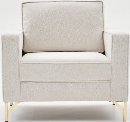 Sessel Berlin - Cremeweiß/Gold Sessel Berlin - Cremeweiß/Gold