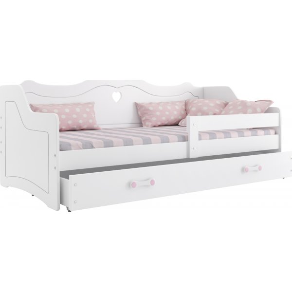 Julia Kinderbett mit Schublade 80 x 160 cm - Wei