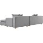 Sake-Diwansofa aus grauem Stoff