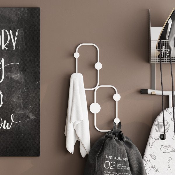 Marienkfer-Kleiderbgel - Wei