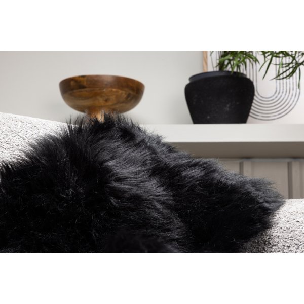 Katy-Falle 60 x 90 cm - Schwarzes Kunstfell