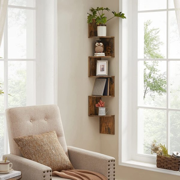 Damaskus-B�cherregal - Braun