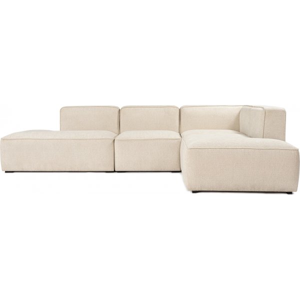 Mehr Ecksofa mit offenen Enden rechts - Creme