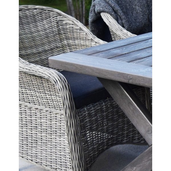 Oxford Esstisch 220 cm - Shabby chic + Fleckentferner fr Mbel