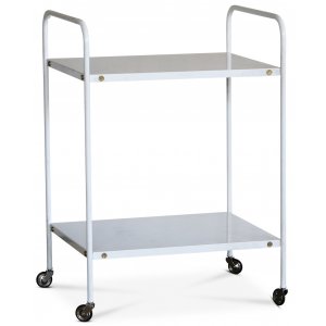 Revel Servierwagen Retro 60 x 45 cm - Wei / Messing + Mbelfe