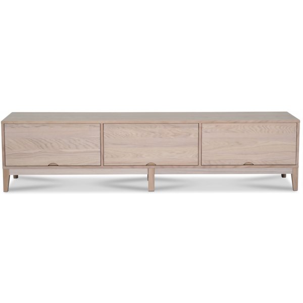 Borgholm Medienbank 188 cm XL - Whitewash