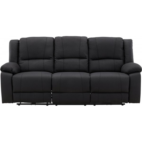 Singapore 3-Sitzer-Liegesofa - Schwarz