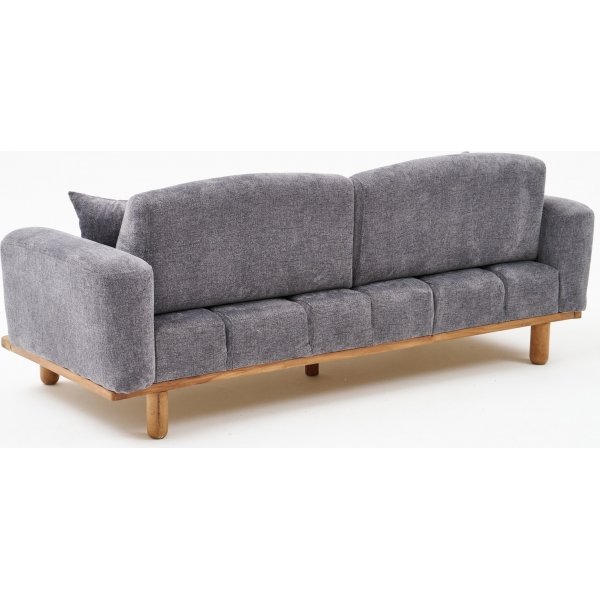Reims 3-Sitzer-Sofa - Grau