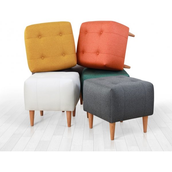 Leerer Hocker - Grau Leerer Hocker - Grau