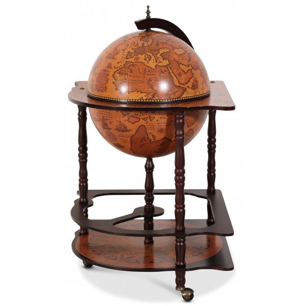 Michelangelo Barglobus Modell 11 - Braunes Vintage