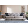 Polyanna 3-Sitzer-Sofa - Grau