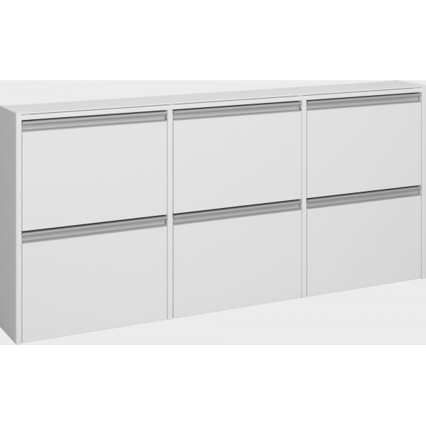 Skyline Schuhschrank 153 x 17,5 x 70 cm - Wei