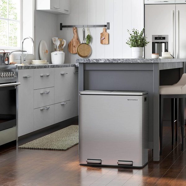 Daloa Mülleimer 60 l - Silber Daloa Mülleimer 60 l - Silber