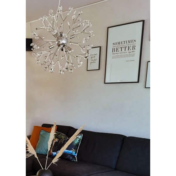 Viva Deckenleuchte - Chrom/klar