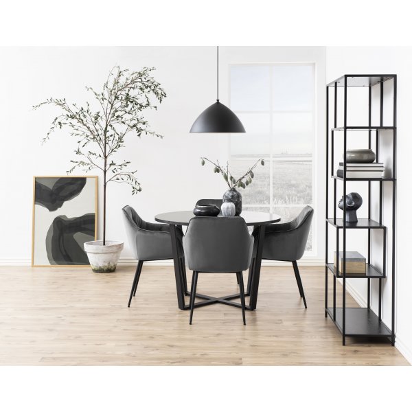 Brooke Sessel - Grau/Schwarz