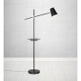 Linear Stehleuchte mit USB - Schwarz