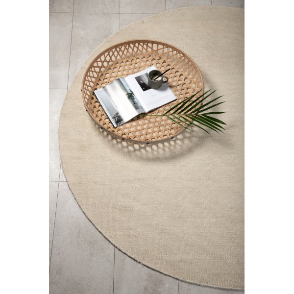 Wollteppich Ryder - Beige Wolle Wollteppich Ryder - Beige Wolle