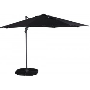 Verstellbarer Sonnenschirm Leeds 300 cm - Schwarz