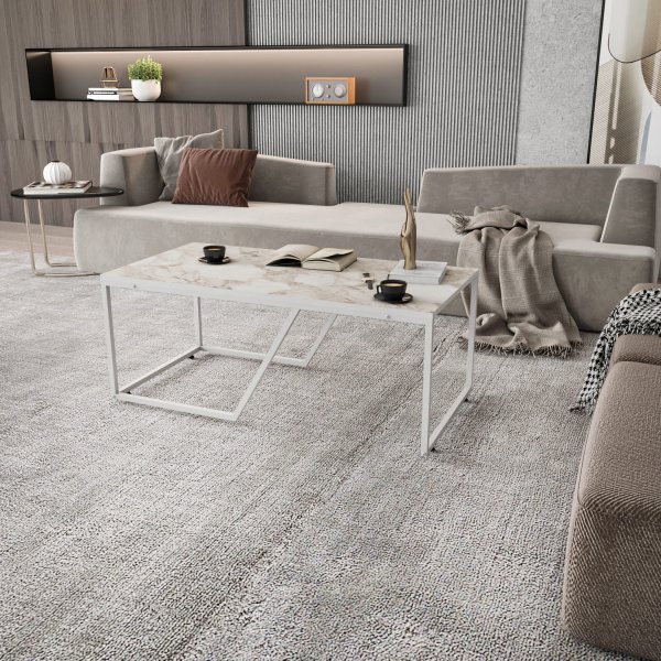 Couchtisch Wendy 120 x 60 cm - Wei