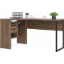 Function Plus Schreibtisch 145,1 x 81 x 76,8 cm - Walnuss