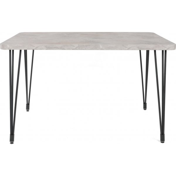 Lagos Esstisch 120 x 70 cm - Grau/Schwarz Lagos Esstisch 120 x 70 cm - Grau/Schwarz