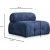 Petite 3-Sitzer-Sofa - Blau