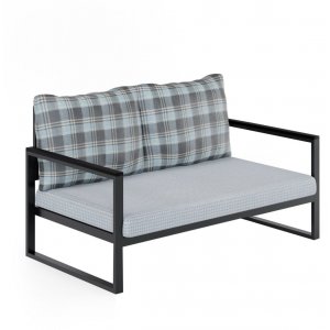 Montreal 2-Sitzer-Sofa - Mehrfarbig + Mbelpflegeset fr Textilien