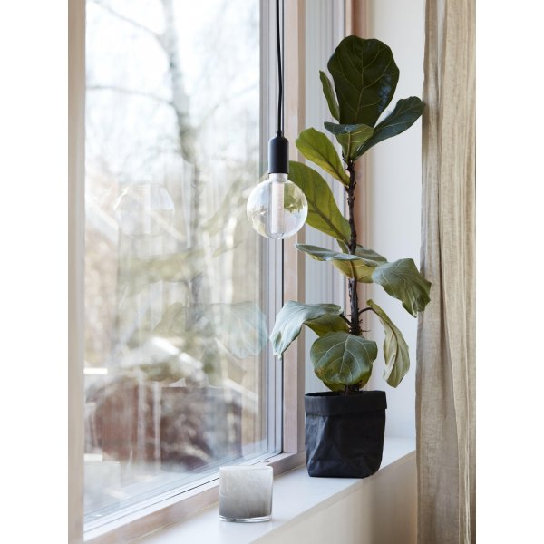 Sulenfensterlampe - Silber - 12,5 cm