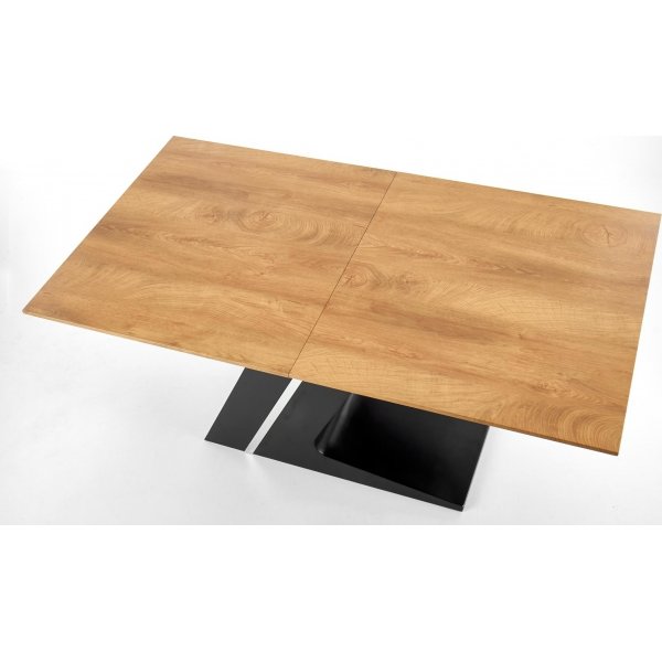 Becca Esstisch 160-220 cm - Eiche/schwarz Becca Esstisch 160-220 cm - Eiche/schwarz