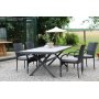 Stokke Esstisch 200x100 cm - Grau/Schwarz