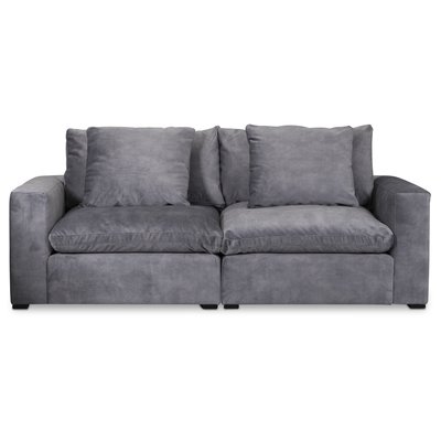 Ikaros modulares 3-Sitzer Sofa - Grau Adore Velour