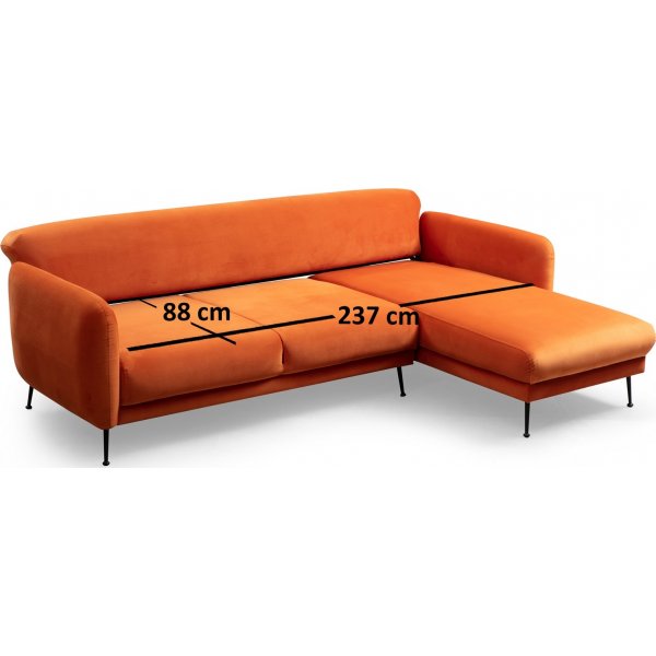 Diwansofa Sevilla - Orange