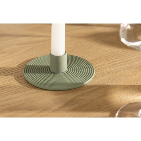 Durchmesser Kerzenständer 12 x 4 cm - Grün Durchmesser Kerzenständer 12 x 4 cm - Grün