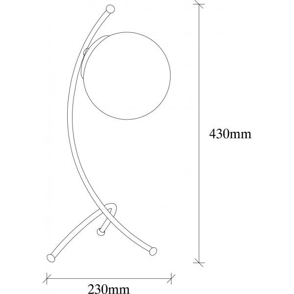 Yay Tischlampe - Vintage/wei�
