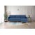 Diwan-Sofa, wendbar, in Firenze-Blau