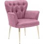 Paris-Sessel - Rosa/Gold