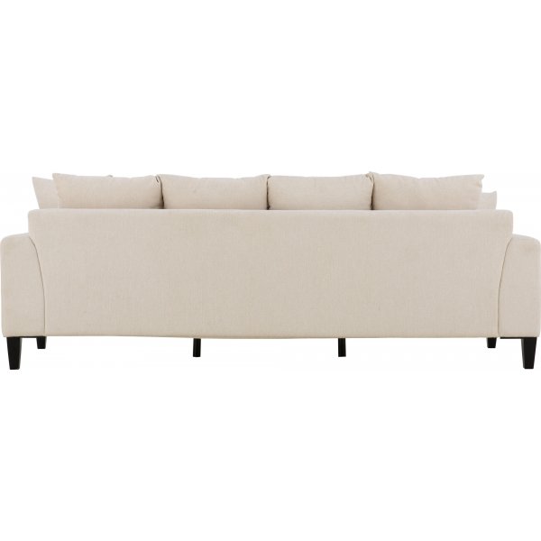 Beiges 4-Sitzer-Sofa mit losen Kissen - Remy