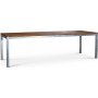 Esstisch Alva 250x90 cm  Teak/galvanisiertes Metall