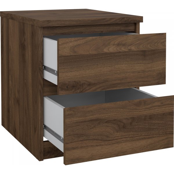 Naia Nachttisch 2 - Nussbaum