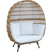 Iglu-Lounge-Sofa aus Rattan