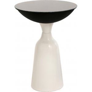 Chalice Beistelltisch 56 cm - Wei/Schwarz