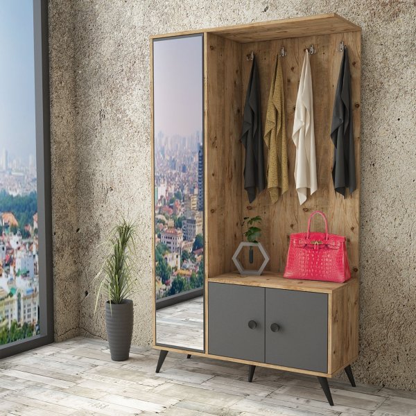 Vilamo Dielenmbel - Pinie/anthrazit