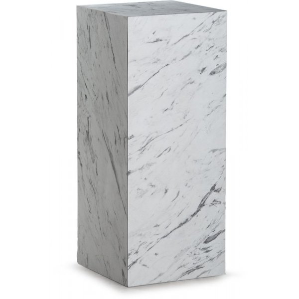 Steinsockel 60 cm - Weier Marmor (Laminat)