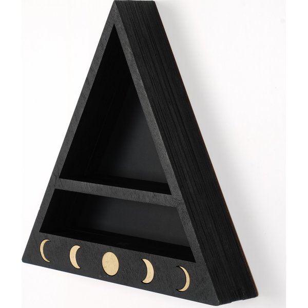 Kryptisches Wandregal 1 Schwarz