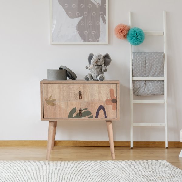 City Leaf Nachttisch - Beige City Leaf Nachttisch - Beige