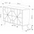 Dune Sideboard 123 cm - Anthrazit