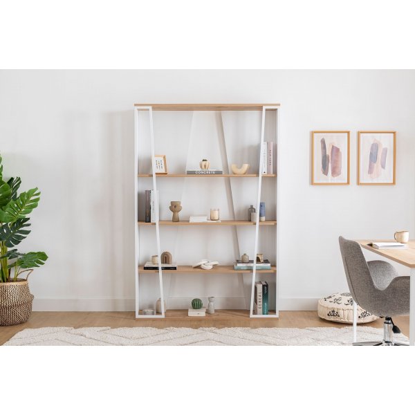 Lissa B�cherregal - Saphireiche/Wei�